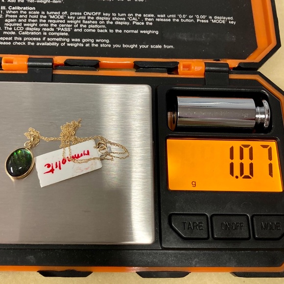 14k Ammolite Necklace - Picture 6 of 11